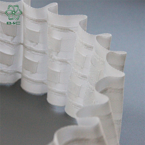 Rèm phụ kiện trang chủ trang trí Trắng polyester nylon Rèm băng để bán nhà sản xuất Trung Quốc thân thiện với môi hộp màu lái xe - Product Image 3