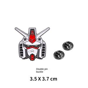 Broche Metálico con Diseño de Unicornio Irregular, Grabado y Pintado con Diseño de Anime Japonés, Mobile Suit RX-78 <span class=keywords><strong>Gundam</strong></span> - Product Image 6