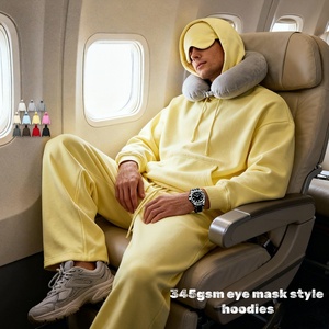 Ensemble de sweats <span class=keywords><strong>à</strong></span> capuche unisexe en <span class=keywords><strong>molleton</strong></span> épais 345 g/m² pour hommes, personnalisables, vierges, pour <span class=keywords><strong>la</strong></span> vente en gros, par les fabricants - Product Image 1