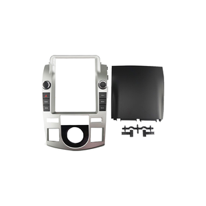 Cadre de navigation radio stéréo de voiture de vente chaude d'usine de 9.7 pouces pour KIA FORTE 2009 cadre de navigation de lecteur <span class=keywords><strong>DVD</strong></span> d'écran de voiture argenté - Product Image 1