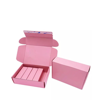 Boîtes postales personnalisées en carton ondulé avec doublure en mousse, emballage de style dossier avec pelliculage brillant et revêtement UV