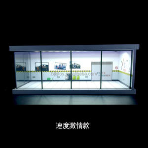 Modèle de <span class=keywords><strong>parking</strong></span> en diorama à l'échelle 1:43 avec simulation de porte, garage pour voitures miniatures, modèle de <span class=keywords><strong>parking</strong></span> pour voitures miniatures - Product Image 3