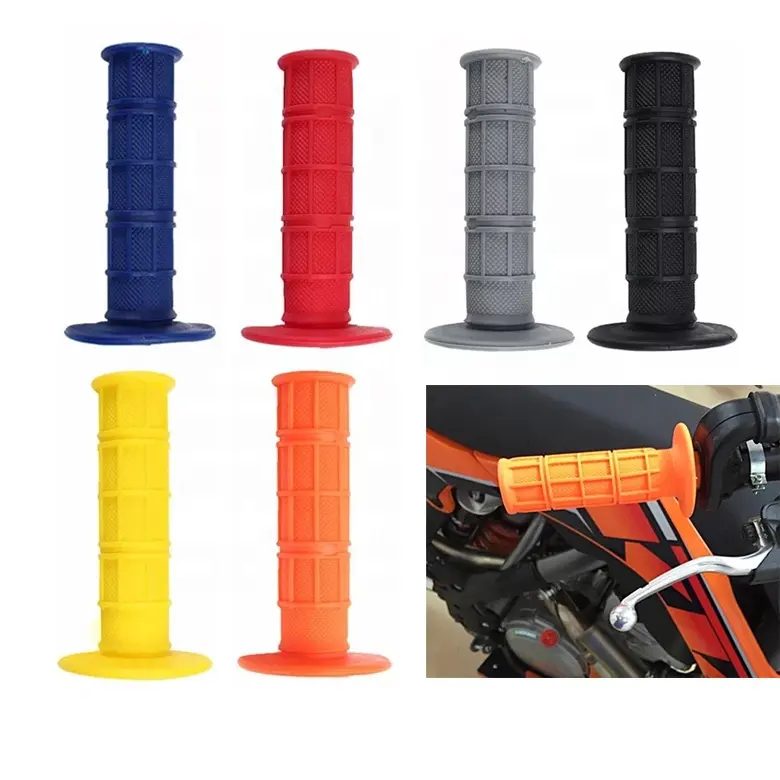 7/8" 22mm Rubber Handlebar Grip Handle Bar Grips For CRF YZF WRF KXF KLX KTM RMZ Pit Dirt Bike Motorcycles