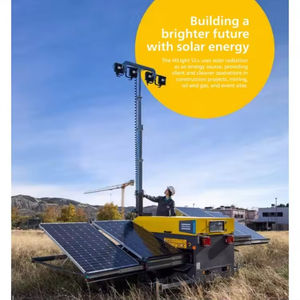 Torres de Luz LED Portátiles Blancas HiLight S2 Ecológicas de Atlas Copco, Remolques Móviles Iluminados con Energía Solar para <span class=keywords><strong>Alquiler</strong></span> - Product Image 6