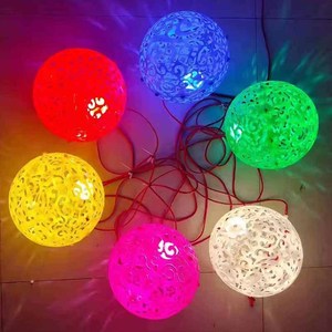 Lampe suspendue LED sphérique ronde décorative pour extérieur, jardin, parc, centre commercial, zone scénique - Product Image 4