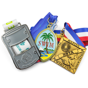 Diseña Tu Propio Logotipo, Medalla de Metal Personalizada, Aleación de Zinc, 3D, Maratón, Fútbol, Taekwondo, Natación, Premio de Finalista, Medalla Deportiva de Lucha - Product Image 2