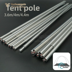3.6m 4m 4.4m Camping Outdoor Accessories Aluminum Alloy Ultra <b>Light</b> Tent Skeleton Aluminum <b>Pole</b> Support <b>Pole</b> Tent <b>Pole</b> - Product Image 3
