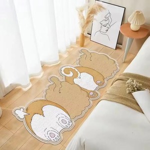 <span class=keywords><strong>Alfombra</strong></span> de mesita de noche con forma de gato encantador <span class=keywords><strong>para</strong></span> sala de estar de poliéster 100%, decoración personalizada <span class=keywords><strong>para</strong></span> el hogar, <span class=keywords><strong>Alfombra</strong></span> de China <span class=keywords><strong>para</strong></span> dormitorio - Product Image 3