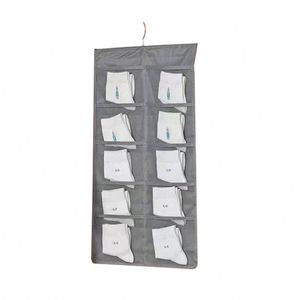 Organisateur de rangement suspendu pliable multifonctionnel transparent pour chaussettes, soutiens-gorge et sous-vêtements - Product Image 5