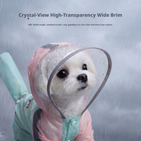 Imperméable pour chien, antidérapant, réfléchissant, couvrant quatre pattes, avec protection pour pattes et queue, en polyester, coloré, pour promenade en extérieur, pour petits et moyens chiens