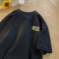 Nouveau T-shirt Homme 2026 à Coupe Ample, Confortable pour l'Extérieur, à Manches Courtes, avec Imprimé Graphique et Lettres, en Coton Doux, Col Rond