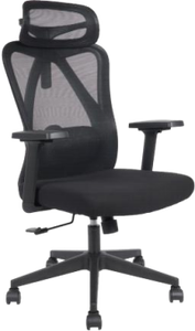 Chaise <span class=keywords><strong>de</strong></span> <span class=keywords><strong>bureau</strong></span> <span class=keywords><strong>ergonomique</strong></span> en maille avec dossier haut - Coussin lombaire réglable, confortable pour une utilisation prolongée - Product Image 6