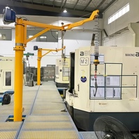 Grue à flèche articulée pliable 125kg 200kg 300kg 500kg avec télécommande intelligente pour levage de roulements de moteur au sol