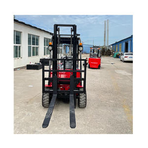 Carretilla elevadora eléctrica autocargable apiladora de palets para terrenos difíciles de alta calidad al por mayor - Product Image 1