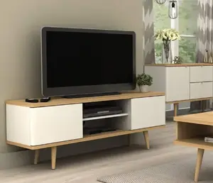 TV Stand PHOENIX HOME Living Room Furniture Simple Wood Modern tv console table