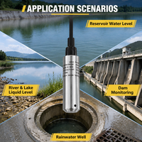 Capteur de niveau submersible CE à bas prix 4-20mA RS485, instruments de mesure de niveau, capteur de niveau d'eau pour réservoir et eaux souterraines