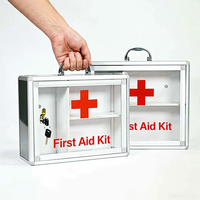 Boîte de présentation médicale pour pharmacie en alliage d'aluminium avec design portable et fermeture à clé pour un contrôle rapide des stocks, usage hospitalier