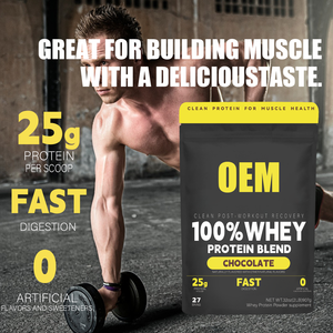 OEM Fabrika Toptan Çikolatalı Whey <span class=keywords><strong>Protein</strong></span> Tozu |   Sporcu Kas İyileşmesi İçin 25g <span class=keywords><strong>Protein</strong></span> - Product Image 4