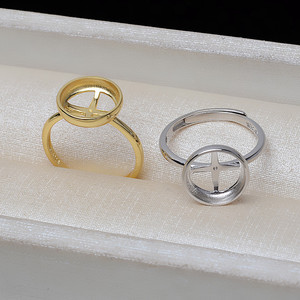 Ensemble pendentif et boucles d'oreilles Wenchi S925 en argent, sans aiguille, avec 10-12 perles, accessoires de bijoux DIY, incluant un plateau vide à incrustation, modèle 16956 - Product Image 4