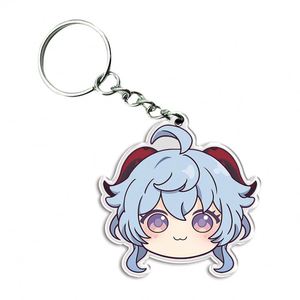 Nuevo Llavero de Acrílico Personalizado con Figura de <span class=keywords><strong>Anime</strong></span> Demon Slayer, Tarjetas Divertidas de Demon Slayer, Llaveros de Acrílico al por Mayor - Product Image 2