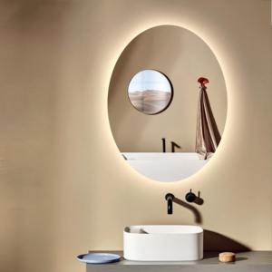Miroir rectangulaire encadrée sur mesure de style moderne de qualité supérieure, directement de l'usine, avec éclairage LED <span class=keywords><strong>LUCIEN</strong></span> - Product Image 5