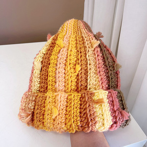 Casquette en crochet faite à la main pour femmes en gros mode <span class=keywords><strong>été</strong></span> plage creux tricoté chapeau noué à la main <span class=keywords><strong>bonnet</strong></span> crochet chapeaux pour femmes - Product Image 3