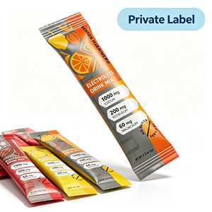 Mezcla de Bebida Electrolítica Sin Azúcar en Polvo <span class=keywords><strong>Keto</strong></span> 1000mg Sodio Potasio Magnesio en Sobres Suplemento OEM de Marca Privada - Product Image 1