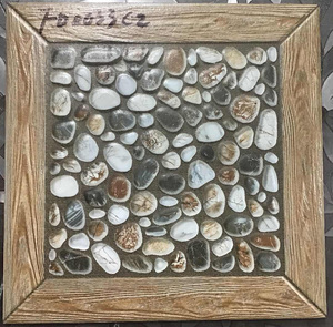 Đá Trang Trí Phun Mực 3D Nhà Máy Trung Quốc 300X300 400X400 Cạnh Hồ Bơi/Gạch Lát Sàn Sân Vườn - Product Image 4