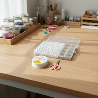 Kit de fabrication de bijoux DIY avec 24 compartiments, ensemble de perles mélangées pour bracelets, colliers, boucles d'oreilles, fournitures d'artisanat