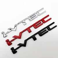Autocollants métalliques I-VTEC, emblèmes de coffre arrière de voiture pour Honda Civic
