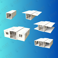 Maison préfabriquée de luxe FLKT à prix d'usine, conteneur extensible de 20 pieds et 40 pieds, maison conteneur pliable, mini-villa modulaire