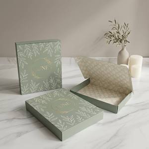 Scatole per Spedizioni Ecologiche Personalizzate con Rivestimento Interno, Scatole Regalo con Nastro di Carta, Scatole di Carta per Spedizioni Postali - Product Image 6