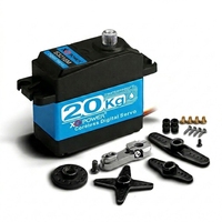 Servomoteur numérique XQ POWER XQ-S3218M 20kg à couple élevé, étanche IP66, engrenages métalliques, boîtier central en aluminium, pièces pour camions et avions RC