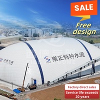 Fabricant de dômes d'air de hangar à charbon Construction de dôme d'air écologique pour une utilisation en entrepôt sans colonnes mobiles