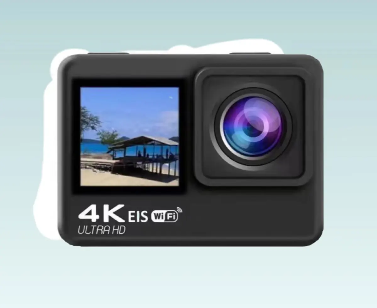 OEM 4K 30 fps 60 FPS Dual screen Action Camera Waterproof Digital Camera with HD Wide Angle WIFI support video and photo