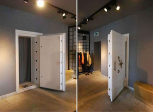 Porte de coffre-fort en acier ignifuge avec serrure électronique numérique et serrure à clé pour coffre-fort commercial - Product Image 2