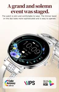 Nuevo Modelo 2026 I232 Reloj Inteligente AMOLED de Acero Inoxidable IP68 Resistente al Agua para Llamadas, Presión Arterial, Monitoreo del Sueño y Frecuencia Cardíaca - Product Image 5