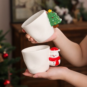 260ml Christmas Ceramic Coffee Mug with Contemporary Design Heat-Resistant & Food Safe - Product Image 3