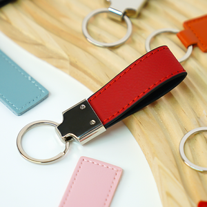 Designer Real Leather <b>Key</b> <b>Ring</b> Minimalist <b>Bag</b> Pendant Wristlet Keychain for Personal Gift - Product Image 2