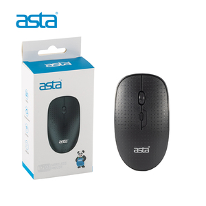 Ratón inalámbrico Bluetooth ASTA de 2,4 GHz, ergonómico, de plástico, con resolución de 800, 1200 y 1600 DPI y logotipo personal - Product Image 1