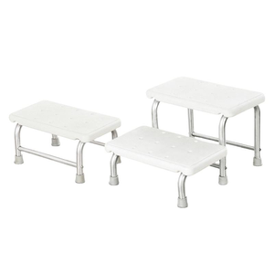 Tabouret en plastique unisexe à <span class=keywords><strong>2</strong></span> <span class=keywords><strong>marches</strong></span> pour le bain et la mobilité Bain à mousse de sécurité pour la thérapie de réadaptation des patients Fournitures médicales - Product Image 2