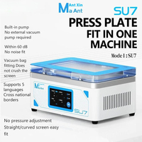 Laminateur sous vide MaAnt SU7 avec pompe silencieuse intégrée, compatible airbag, sans réglage de pression, machine de laminage OCA pour réparation d'écrans LCD de smartphones