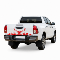 Autocollant de hayon de pick-up Deer Mountain, motif Wilderness en PVC, imperméable, découpé, style dessin animé, auto-adhésif, logo pour benne de camion