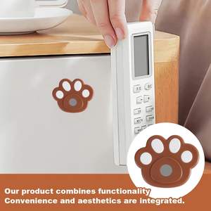 IKOPFLNモダンな環境にやさしい壁リモコンホルダー磁気サポートと4ピース収納 - Product Image 5