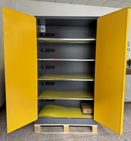 Armoire de stockage et de charge de batterie au lithium ignifuge à 20 prises pour véhicule électrique pour scooter, ordinateur portable et ordinateur portable