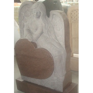 Lapide e monumento memoriali <span class=keywords><strong>tomba</strong></span> montante granito rosso lapide - Product Image 3