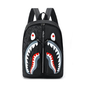 Mochilas Escolares Oxford con Estampado de Grafiti Único de <span class=keywords><strong>Bape</strong></span> <span class=keywords><strong>Shark</strong></span> al por Mayor, Bolsas Personalizadas para Adolescentes, Mochilas Escolares para Niños - Product Image 6
