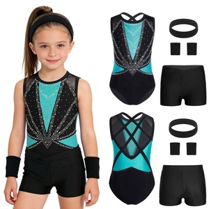 Conjunto de Leotardo para Niñas de 6 a 16 Años, para Danza Contemporánea, Gimnasia, Actuaciones de Danza, Competiciones de Gimnasia y Espectáculos - Product Image 5