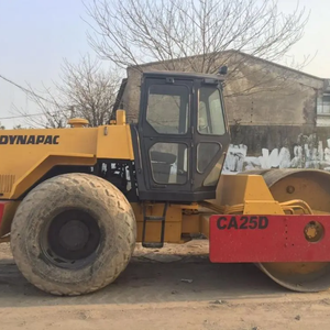 Rouleau compresseur à pneus DYNAPAC CA25D d'occasion, à tambour unique, moteur électrique/diesel, puissance 97KW, poids 10300kg, vente à prix réduit - Product Image 3