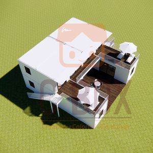 Casa Contenedor Desmontable, Villa Moderna Rectangular, Espesor Estándar, Espacio de Vida al Aire Libre - Product Image 4